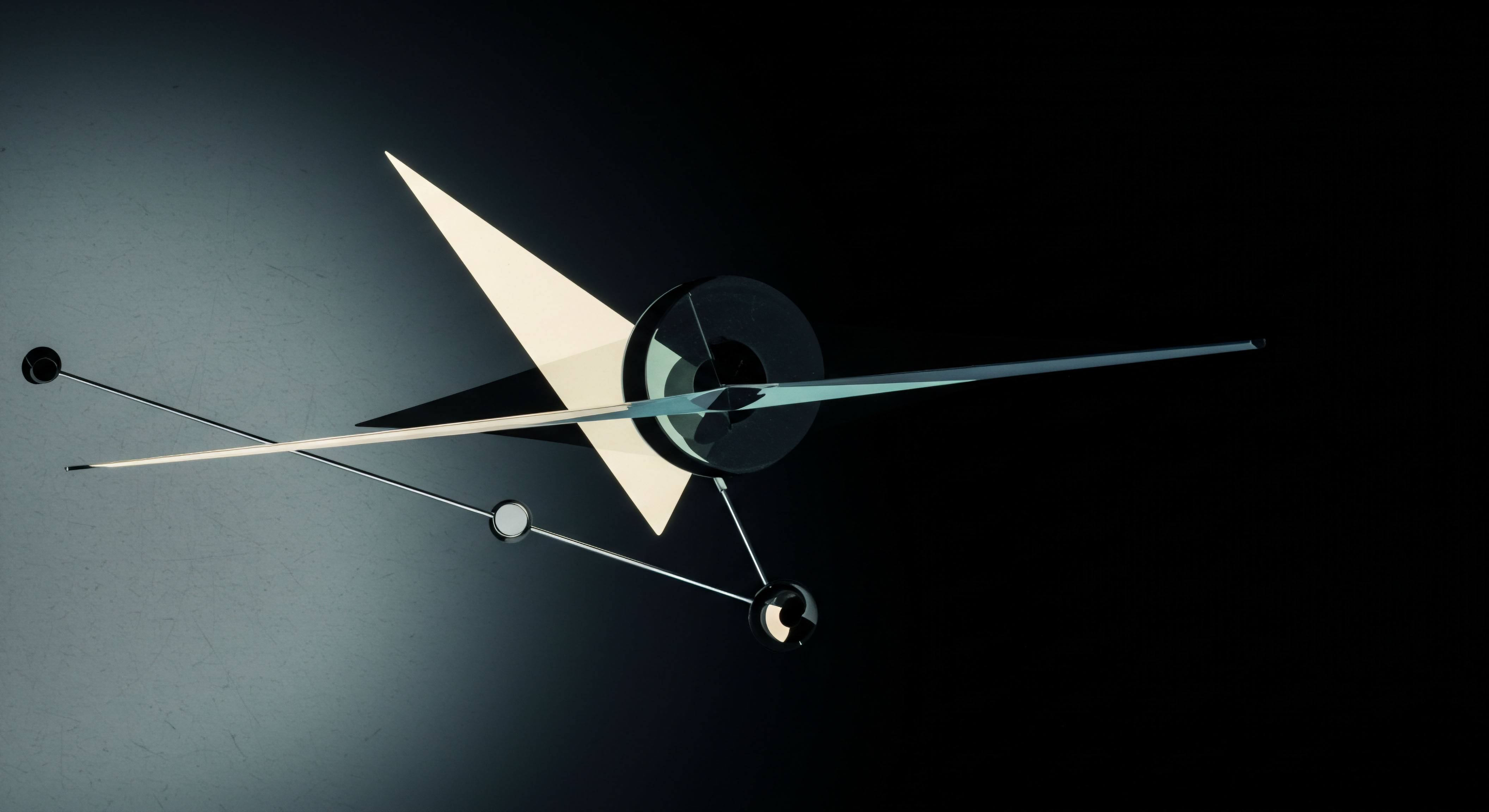 This minimalist, high-contrast visualization depicts intersecting, sharply angled geometric structures suggesting rapid market flux and structural alignment within perpetual futures settlement mechanisms. The luminous, sharp element piercing the dark field suggests a decisive entry or liquidation event across a volatile crypto asset pair. The accompanying linear structures with nodal points might model propagation vectors for synthetic asset creation or liquidity provision across AMMs. Keywords include delta hedging volatility skew implied volatility surface options Greeks exotic derivatives smart contract execution gas fees and decentralized autonomous organization governance tokens. It embodies the precise calibration required for managing complex synthetic collateralization ratios in DeFi primitives.