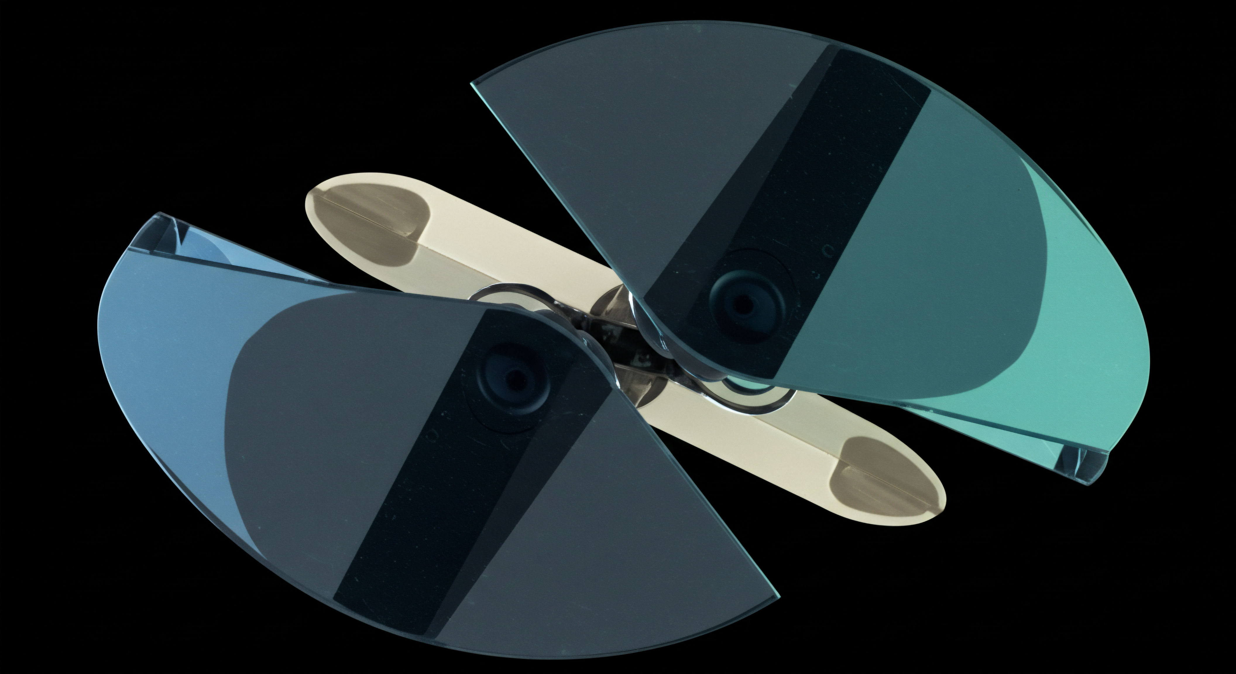 This abstract visualization suggests the dynamic separation of underlying assets within a structured product ecosystem, echoing concepts like collateralized debt obligations CDOs or structured synthetic positions. The dual, opposing, semi-circular translucent panes represent potential option contract payoffs, possibly illustrating the asymmetry inherent in non-linear payoff profiles, such as deep out-of-the-money OTM options or exotic derivatives structures. The central beige forms imply locked or sequestered principal, perhaps symbolizing escrowed collateral or reserved liquidity pool constituents. This visual dichotomy mirrors market microstructure fragmentation, highlighting potential counterparty risk exposure during liquidation events or the divergence in implied volatility skew across strike prices in decentralized finance DeFi options protocols. It evokes the tension between settlement mechanisms and perpetual futures hedging strategies.