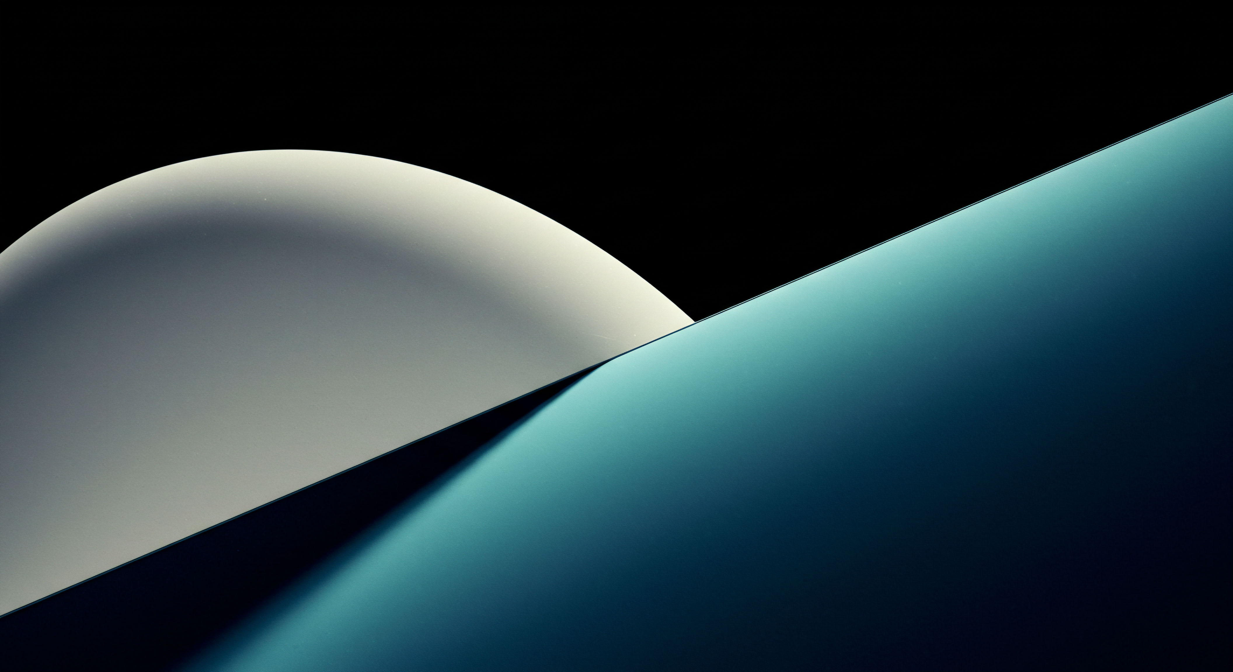 A stark visual juxtaposition emerges between a smoothly illuminated, pale, convex form suggesting potential upward trajectory and a sharply delineated, deep cyan plane sloping downward, symbolizing market risk. This geometric interplay mirrors the complexity of constructing leveraged delta-neutral strategies against underlying asset volatility. The bright dome evokes the extrinsic value of deep in the money options approaching expiry, perhaps referencing a simulated implied volatility surface contour. The contrasting dark teal area represents aggregated portfolio exposure or the negative skew observed in perpetual futures markets during extreme liquidation cascades, demanding meticulous management of counterparty credit risk and slippage control in high frequency request for quote RFQ environments inherent to DeFi options protocols.